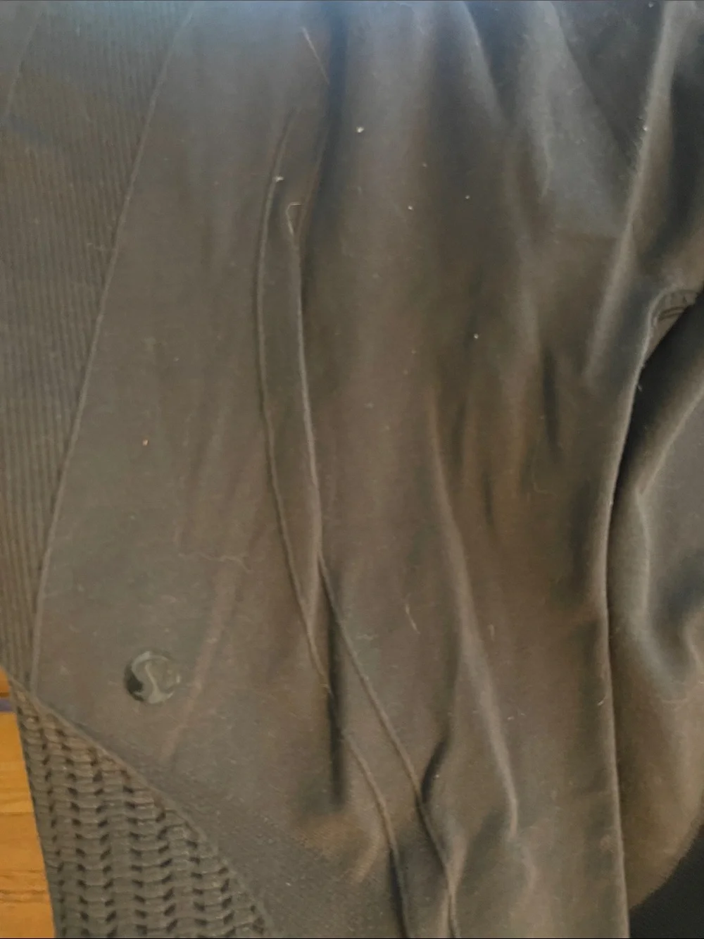 2 pair Lululemon Black/ dark gray High-Waist Cropped Leggings